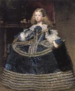 Diego Velazquez, Infanta Margarita Teresa in a blue dress